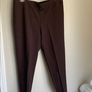 Brown slimming pants